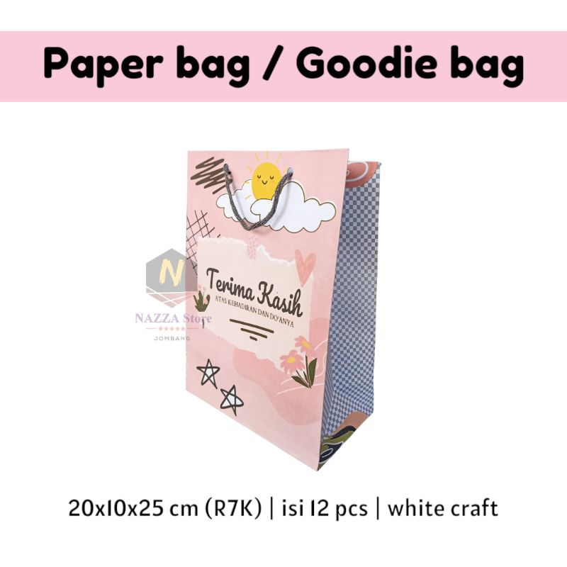 

Paperbag Motif R7 20x10X25 cm isi 12 pcs