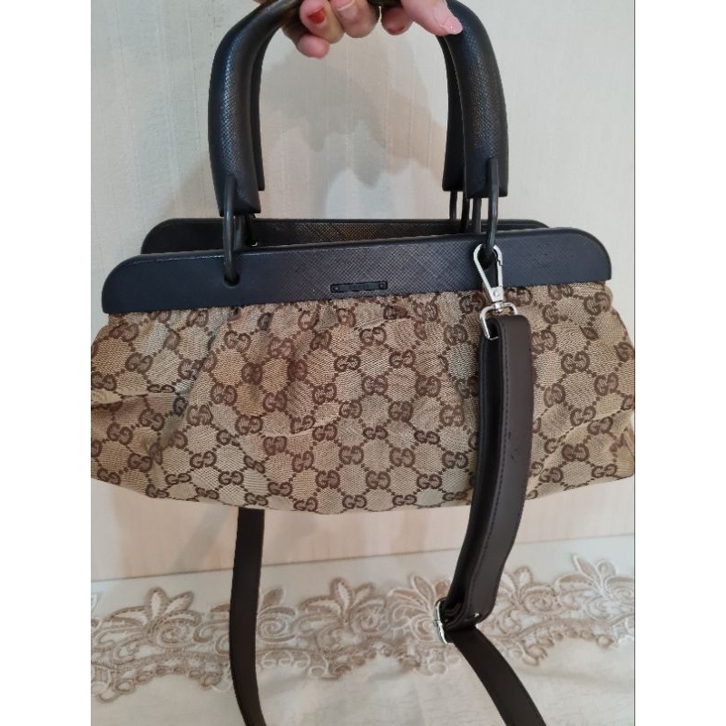 tas gucci bamboo Authentic