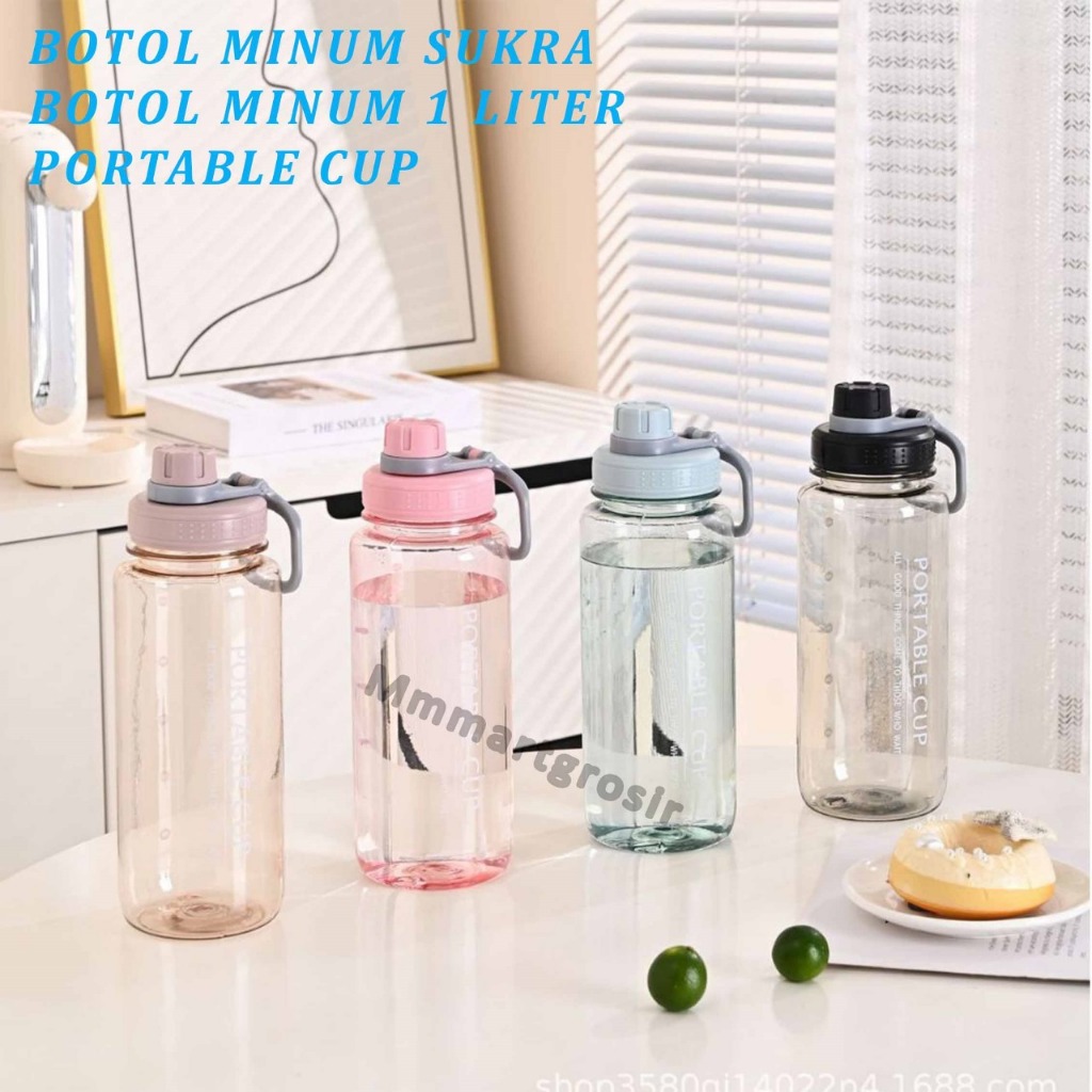 Botol Minum Sukra / Botol Minum 1 Liter / Portable Cup