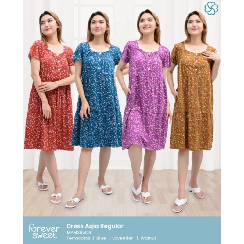 ❤️CAAOLS❤️ FOREVER SWEET DRESS AQIA REGULER / DASTER FOREVER SWEET