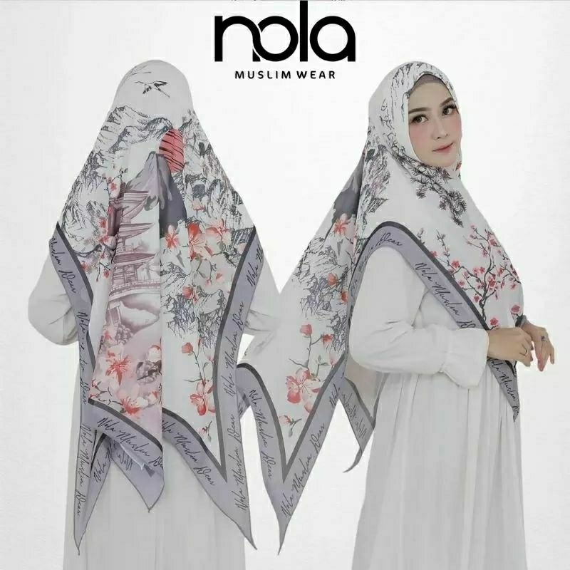 READY Khimar Nola Printing Sakura
