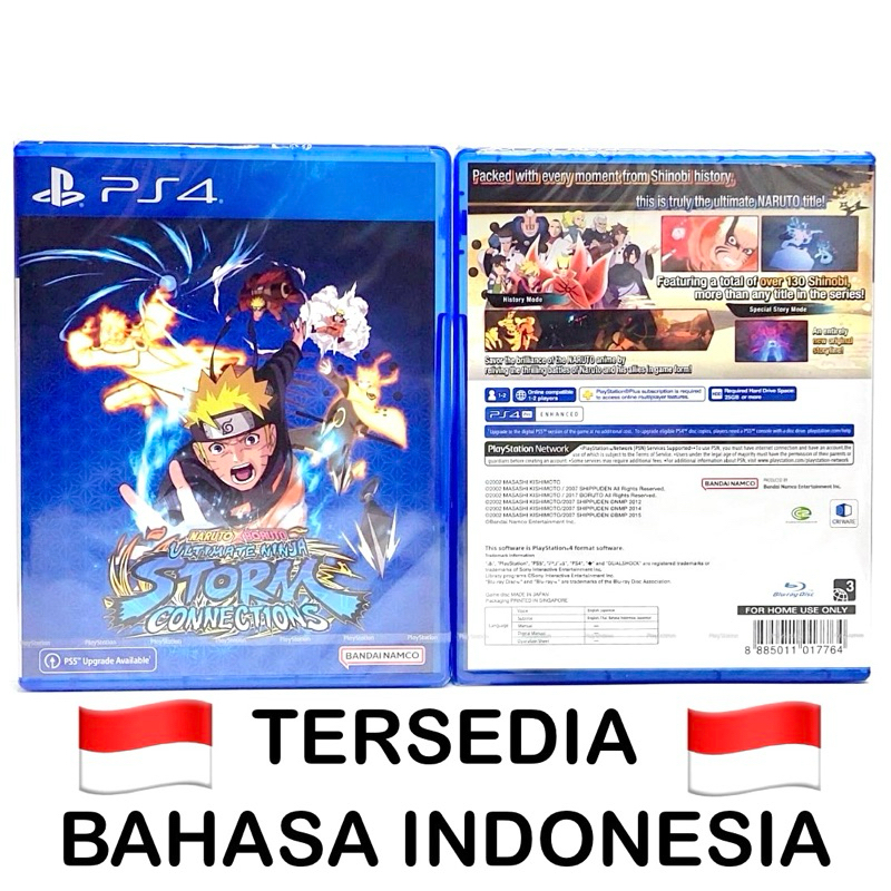 Kaset Ps4 NARUTO X BORUTO Ultimate Ninja STORM CONNECTIONS Games anak New Road to Conections Storm4 