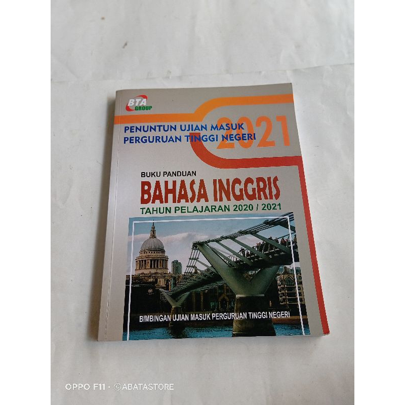 BUKU PUMPTN BUKU PANDUAN BAHASA INGGRIS TH 2020 2021 BTA GROUP