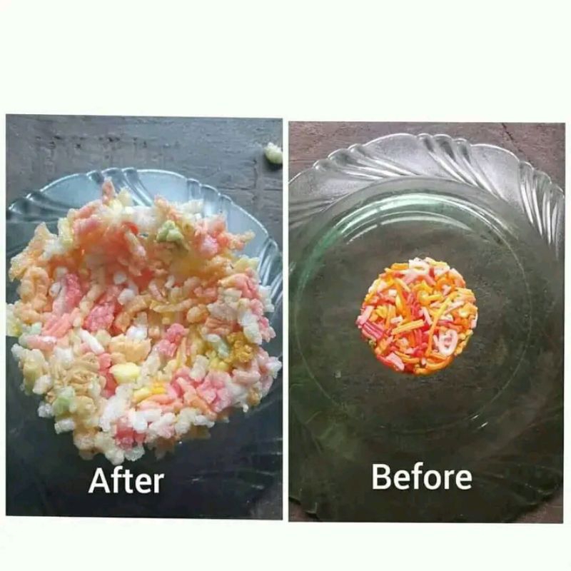 

kerupukgerandong/ kerupuk warna warni (udah di jemur) mentah