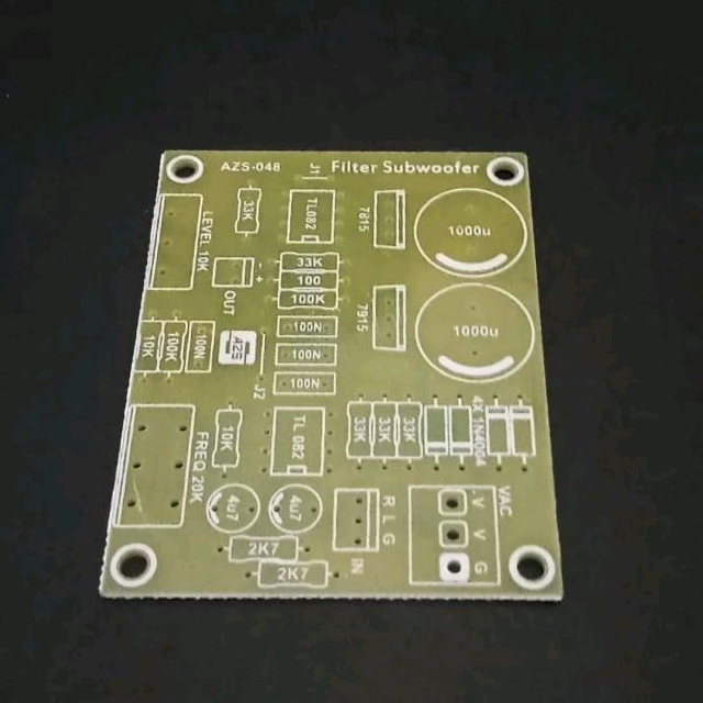 PCB filter subwoofer fiber