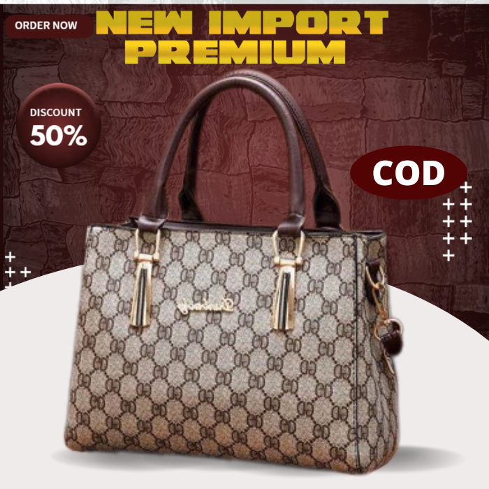 Ry010076 Tas wanita import branded mewah cocok buat pesta kondangan pengajian kerja kantoran kekinia