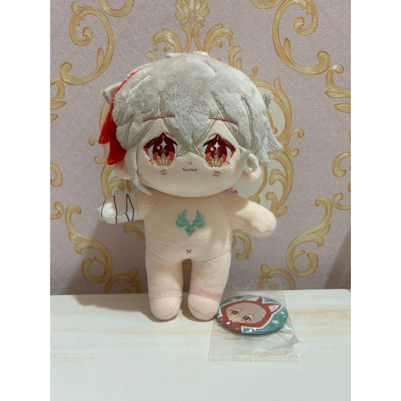 [READY_PRELOVED_READ DESC] Doll Omodoki 20cm Genshin Impact + pin - Kaedehara Kazuha