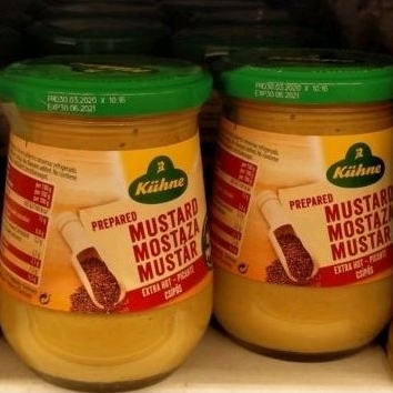 

Kuhne Mustard Extra Hot 250 ml | saus dressing