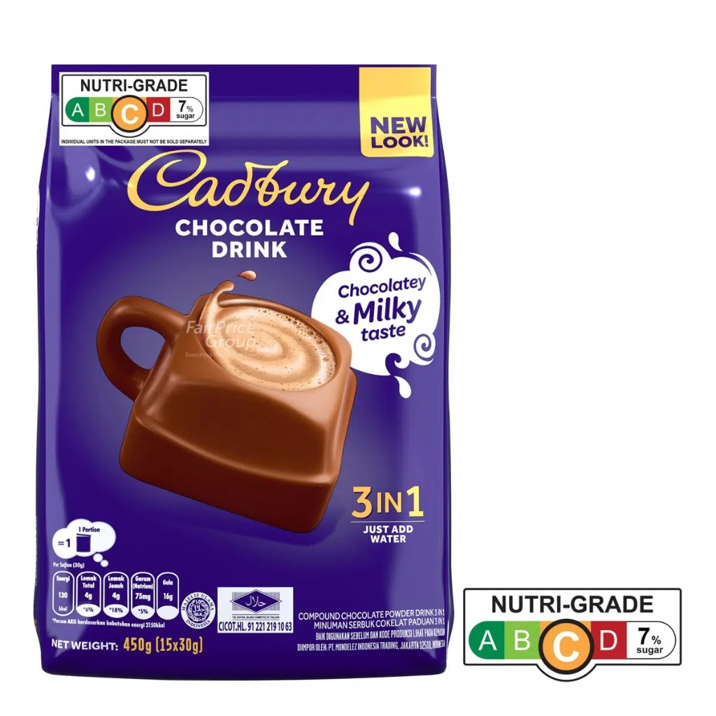 

Cadbury 3 In 1 Hot Chocolate Drink 15sX30g