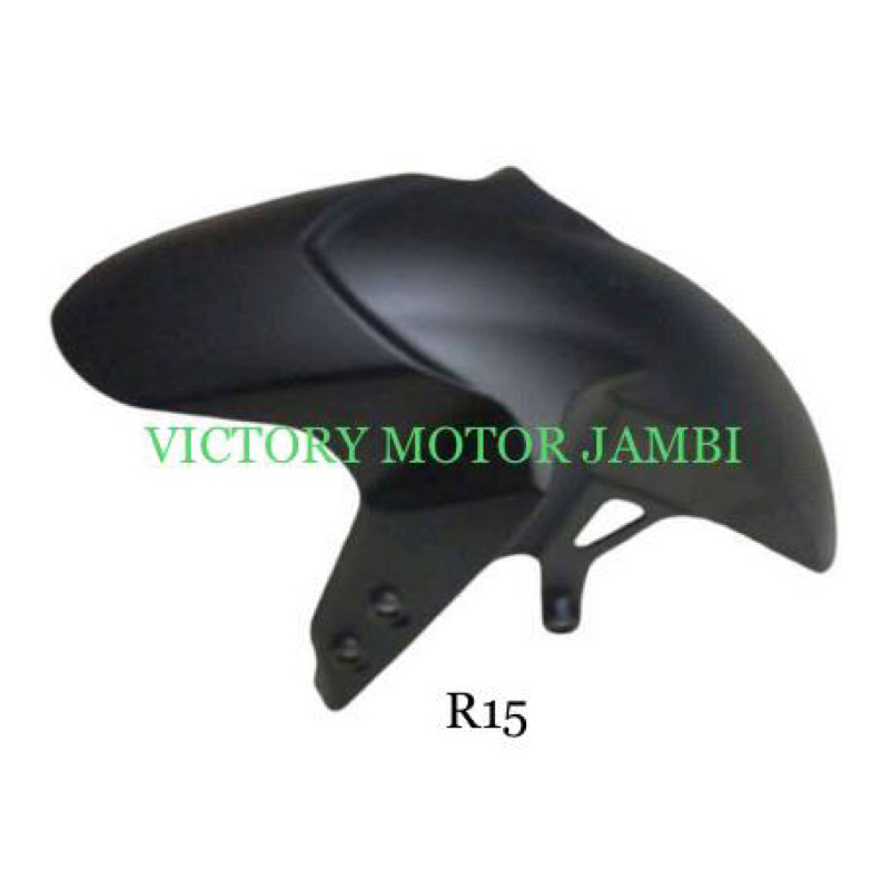 SPAKBOR SLEBOR DEPAN R15 HITAM VR