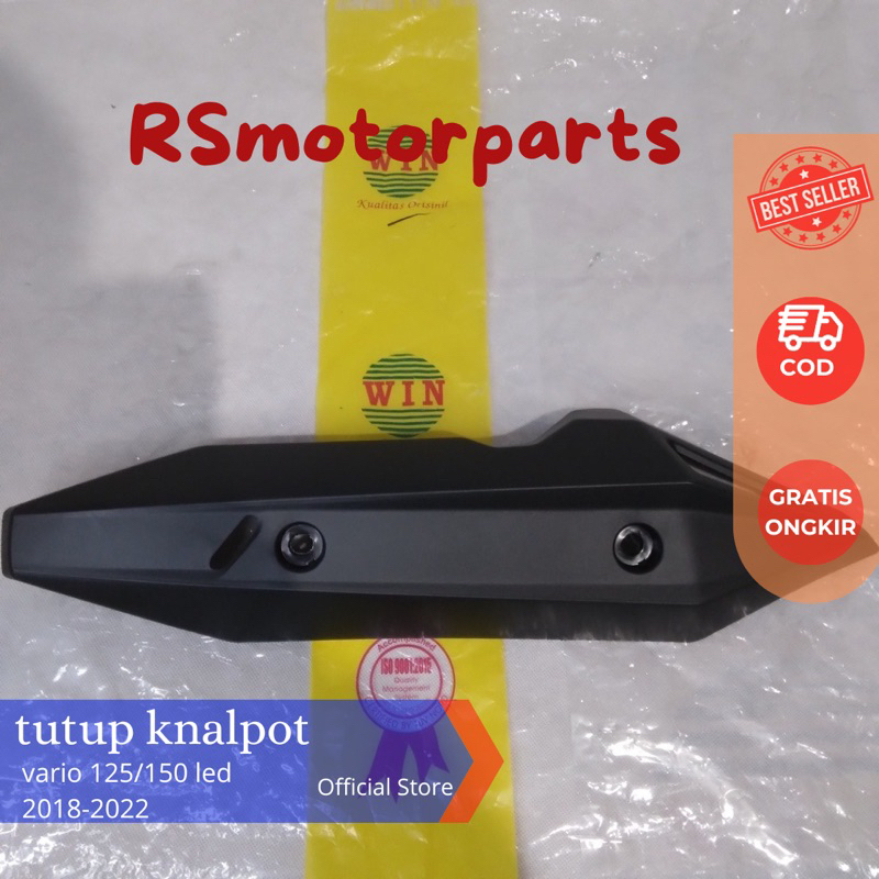 Cover knalpot | Tutup knalpot | Pelindung knalpot | knalpot motor honda vario 125/150 led new 2018 2