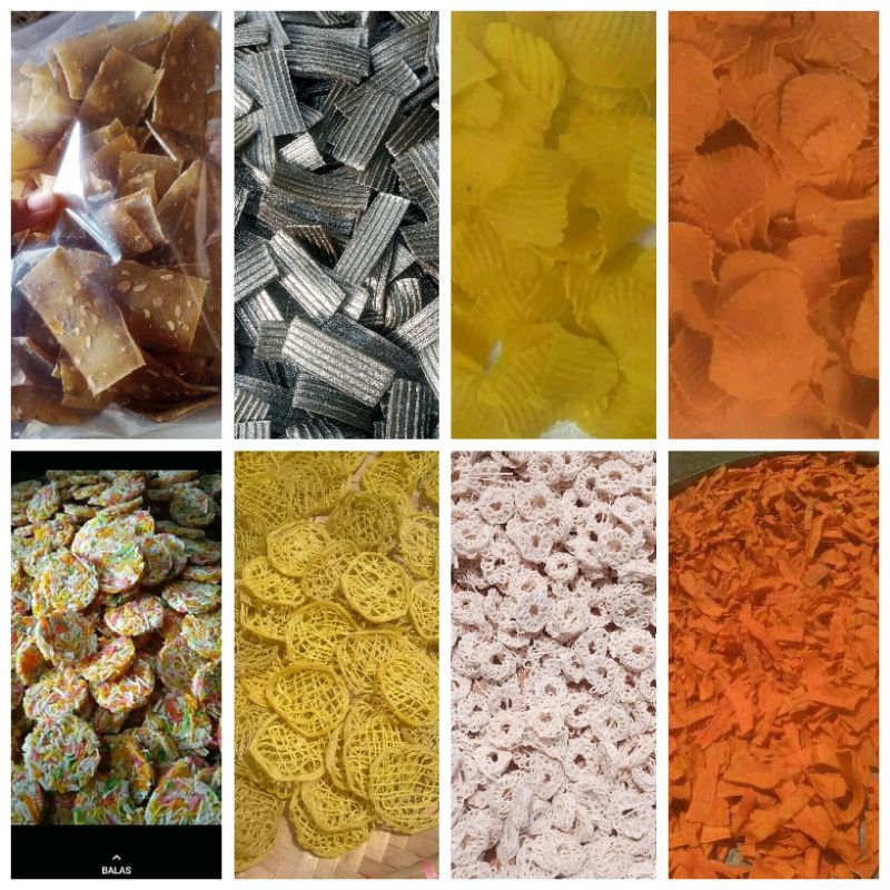 

macem macem kerupukhajatan enak gurih kmsan 200gr lngsung kirim