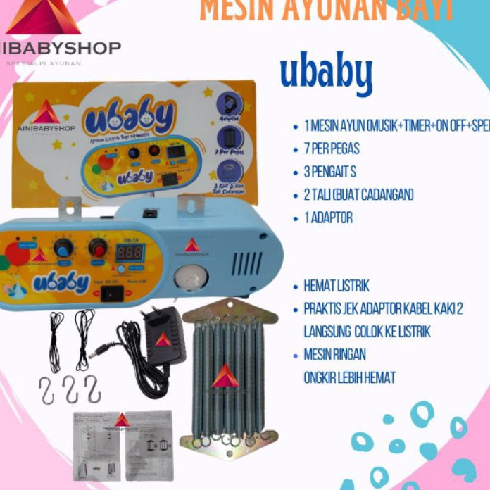 Terlaku,, Mesin Ayunan UBABY Ayunan Listrik Murah Ayunan Otomatis Murah Perlengkapan Bayi Ayunan Bay