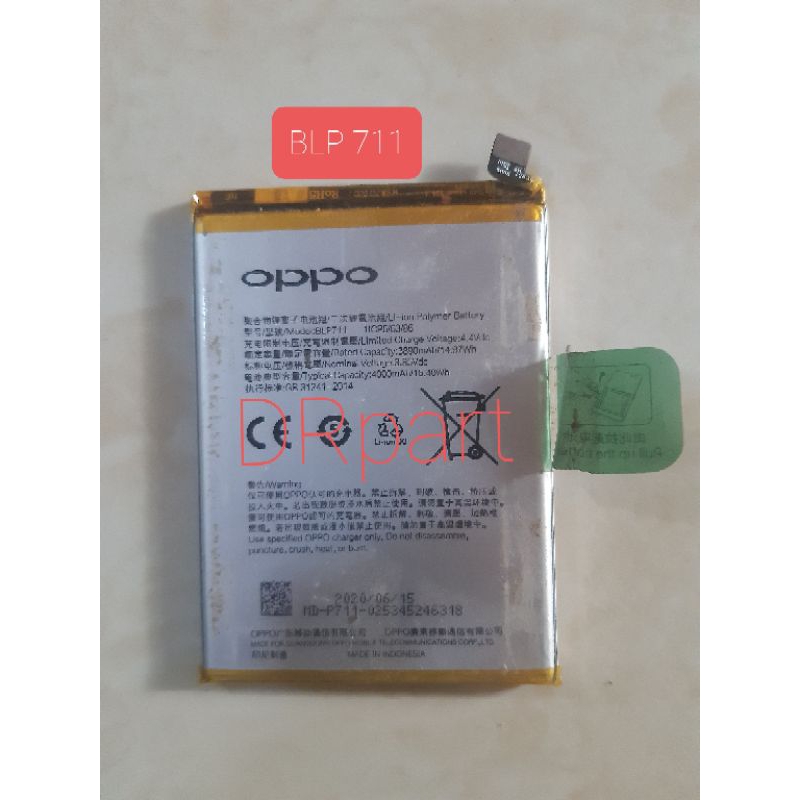 BATERAI BLP711 baterai Oppo A1K