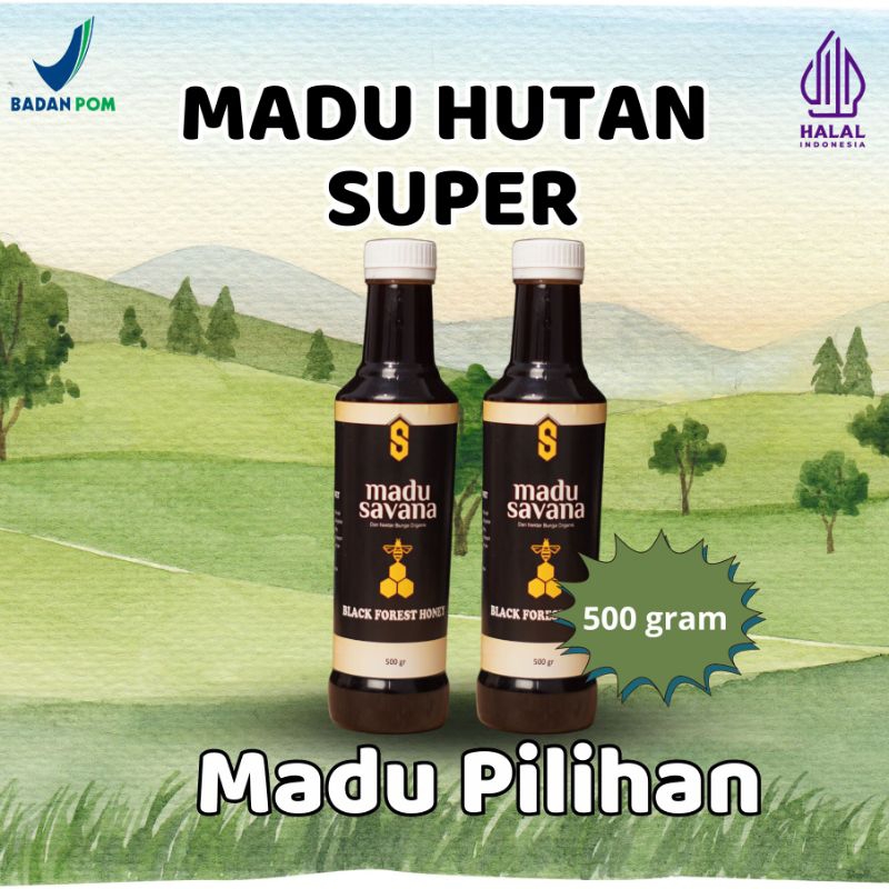 

Madu Savana Hutan Liar Super Blackforest 500 gram