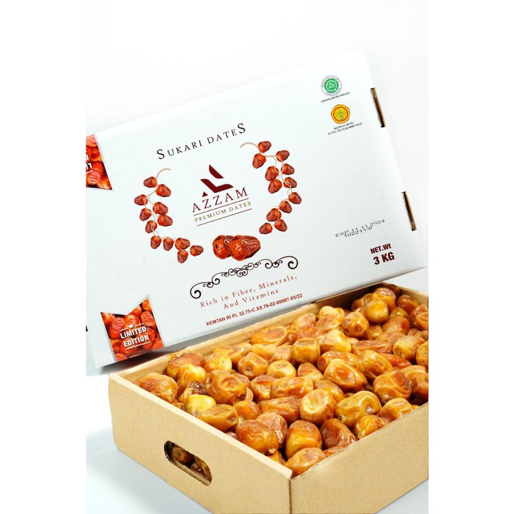 

Kurma Sukari Premium Organik 3kg Manis