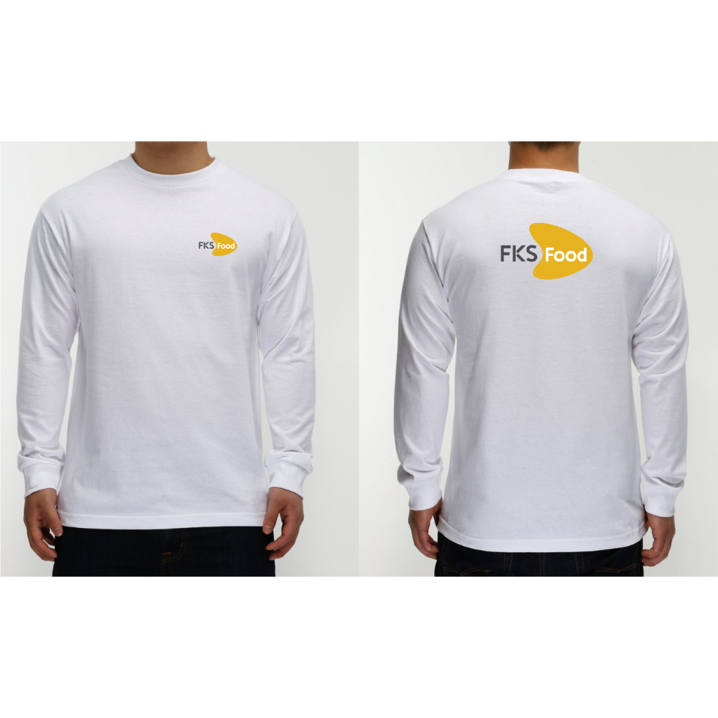 T-SHIRT KAOS FKS FOOD LENGAN PANJANG