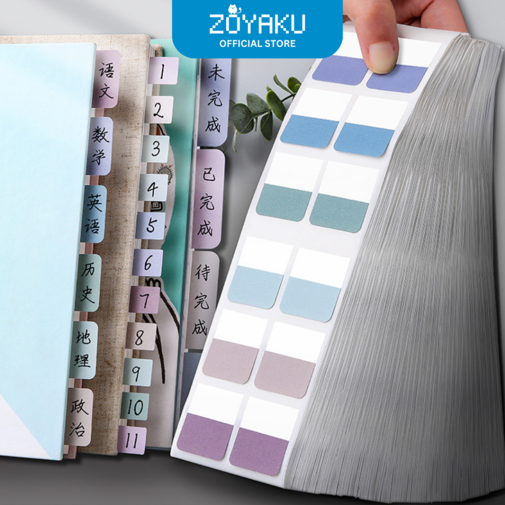 

(60/120/240pcs) Sticky Notes Sticker Indeks Label Sortir Tempel Sekolah Kantor SN8008