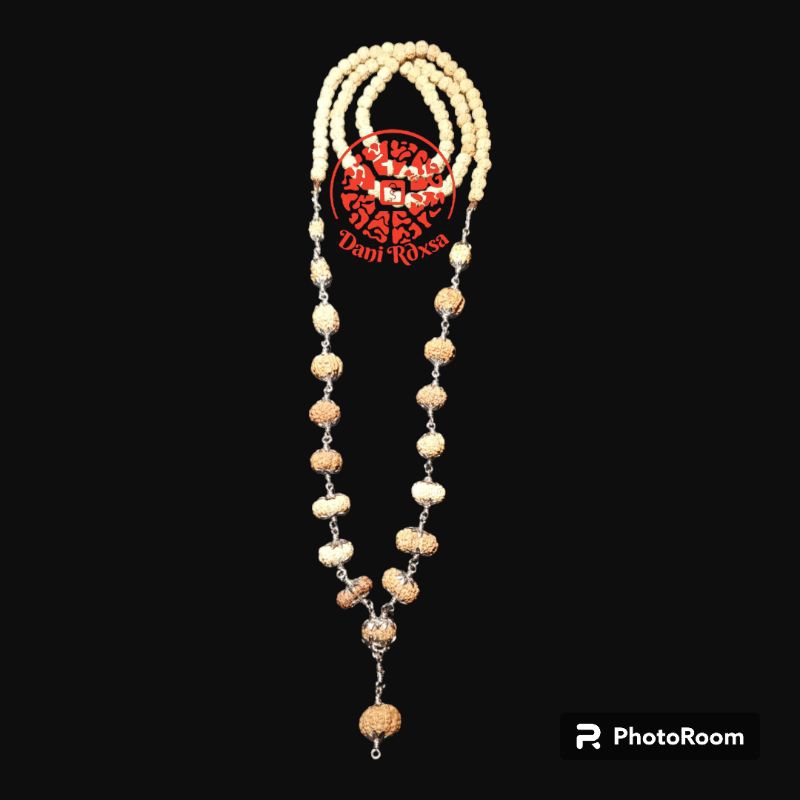Siddha Mala 1-17 mukhi +Gaury Shankar + Ganesh Small Size