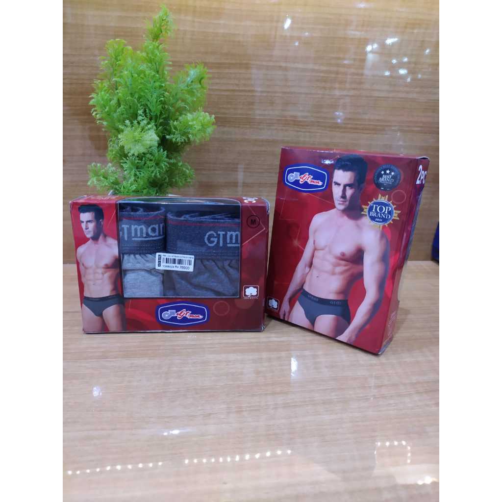GT-Man, CD Pria, Underwear man, isi 2 pcs, 100% Katun