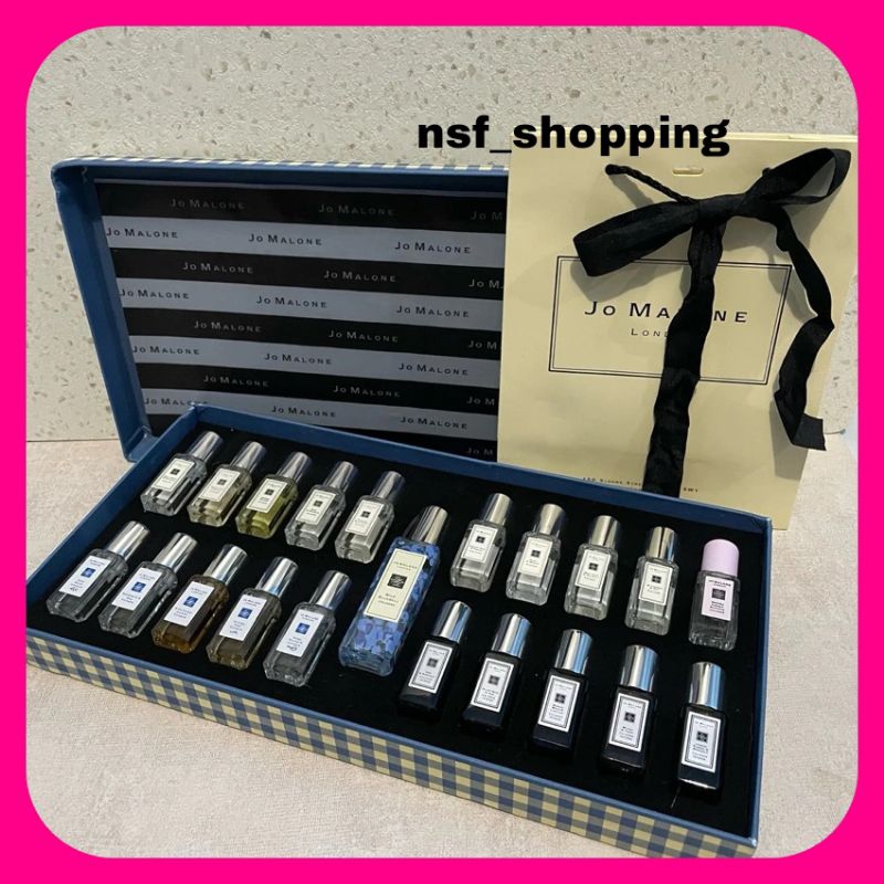 PARFUM ORIGINAL JO MALONE LUXURY 21 IN 1 GIFT SET BOX SEGEL