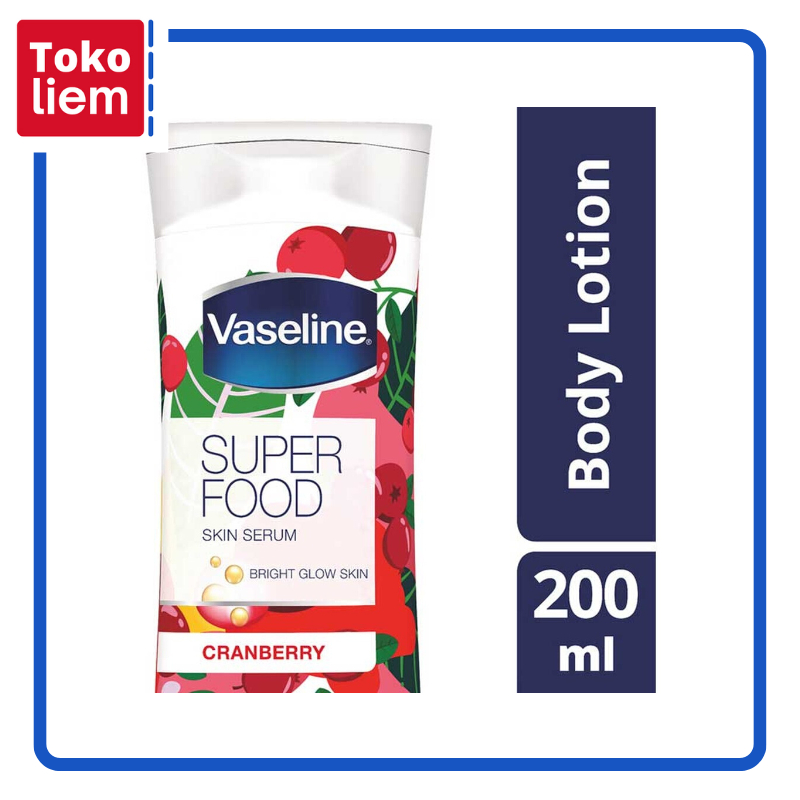 Vaseline Body Lotion Serum Superfood Cranberry 200Ml