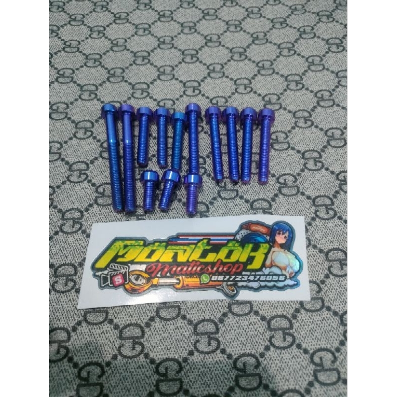 baut titanium set cvt vario 125/150 pcx