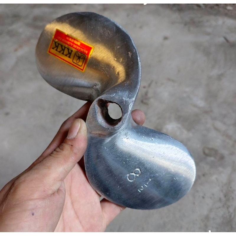 Baling alminium D2X8½ as¾ (as19mm) untuk perahu nelayan as ketinting 7pk 8pk 9pk 10pk