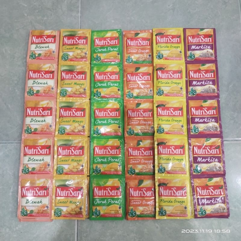 

nutrisari minuman serbuk vitamin c instan nutri sari 11g-14g