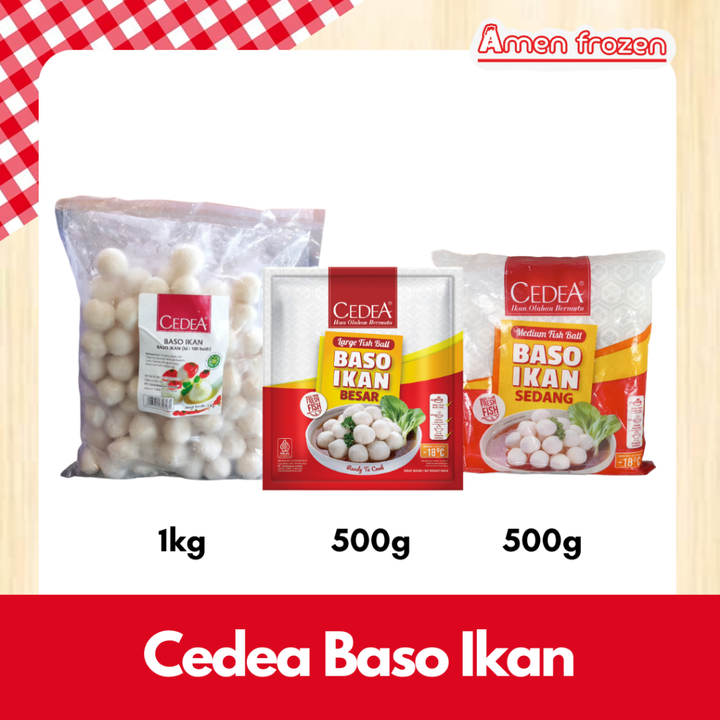 

Cedea Baso Ikan (Fish Ball) 500gr & 1kg