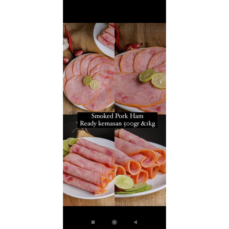 

pork ham 500gram