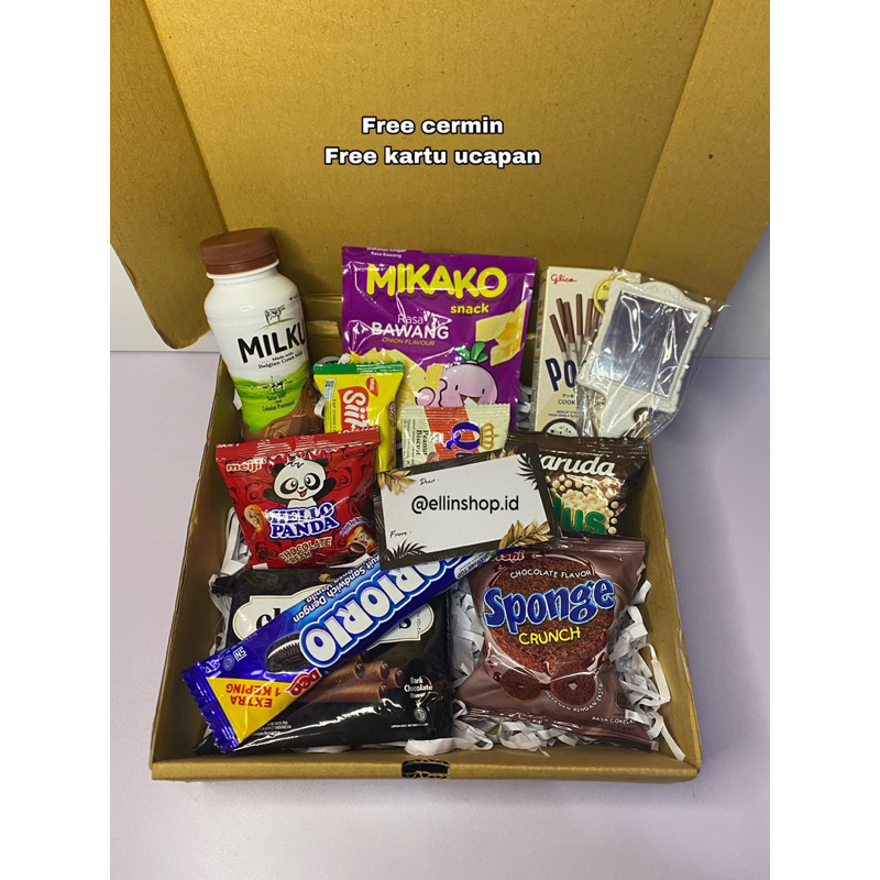 

Hampers snack kado wisuda/ulang tahun/ sidang sempro/sidang skripsi