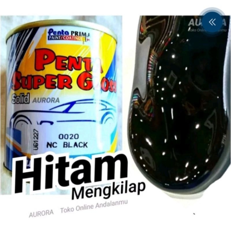 Cat Penta Super Gloss NC Black 0020 Hitam Mengkilap/Hitam Glossy