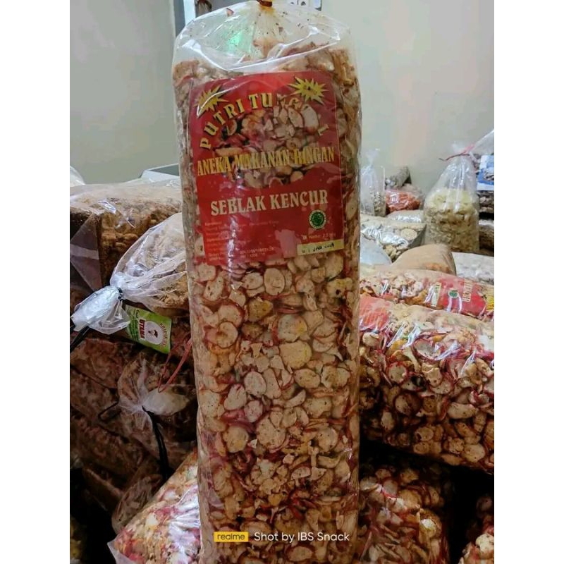 

seblak kencur kering