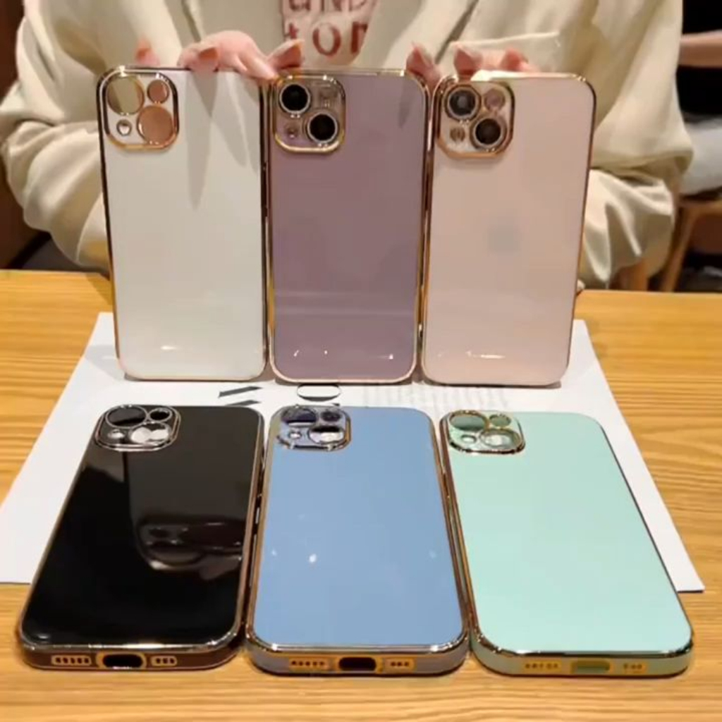 Case Untuk SAMSUNG A01 A04 A04E A52 A52S A54 A53 5G Sofcase Soft Chrome Metalik