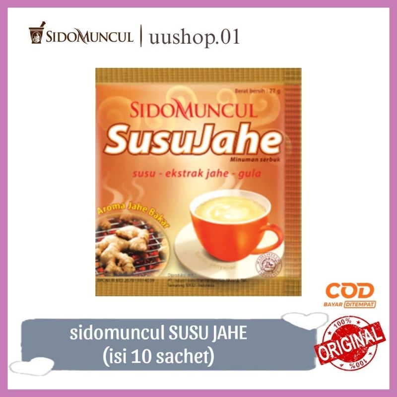 

Sidomuncul Susu Jahe (isi 10 bungkus)