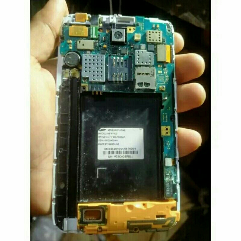 mesin hp samsung not Gt-N7000 normal