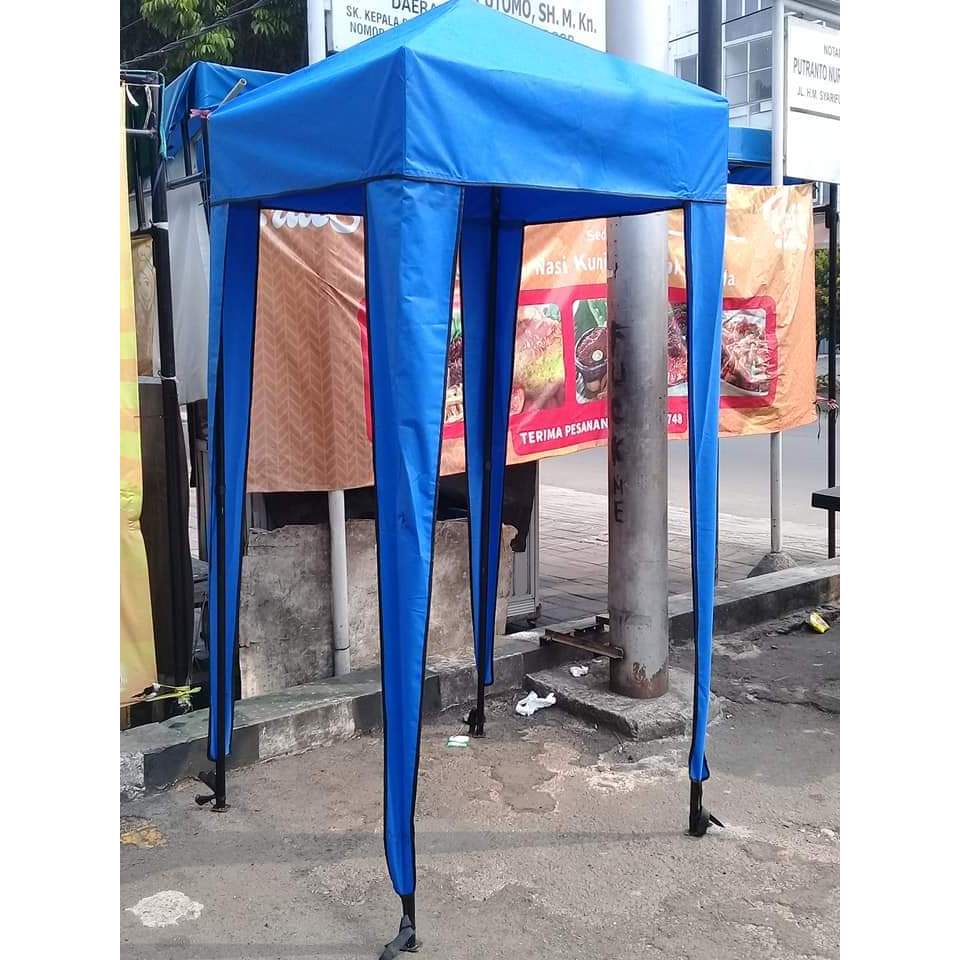 Tenda Bazar Bongkar Pasang MINIMALIS Ukuran 1x1 Full Set Rangka Besi