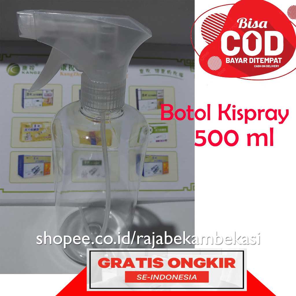 Botol Spray Alkohol 500ml / Botol Semprot 500 ml / Botol Kispray 500 ml