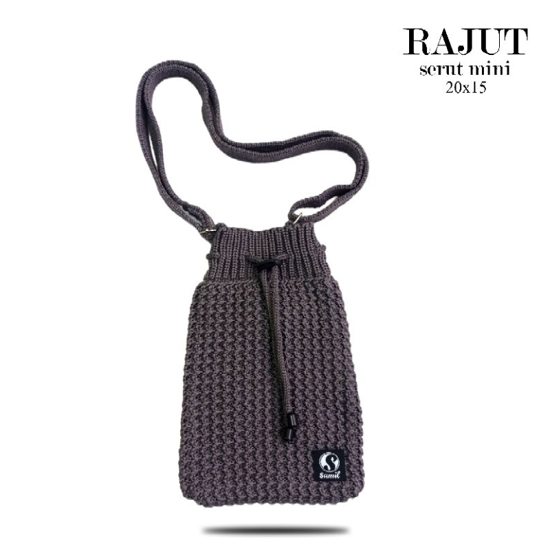 Tas Selempang Rajut Mini / Tas Rajut Wanita / Tas Hp Rajutan / Tas Wanita / Tas rajut hp | samil