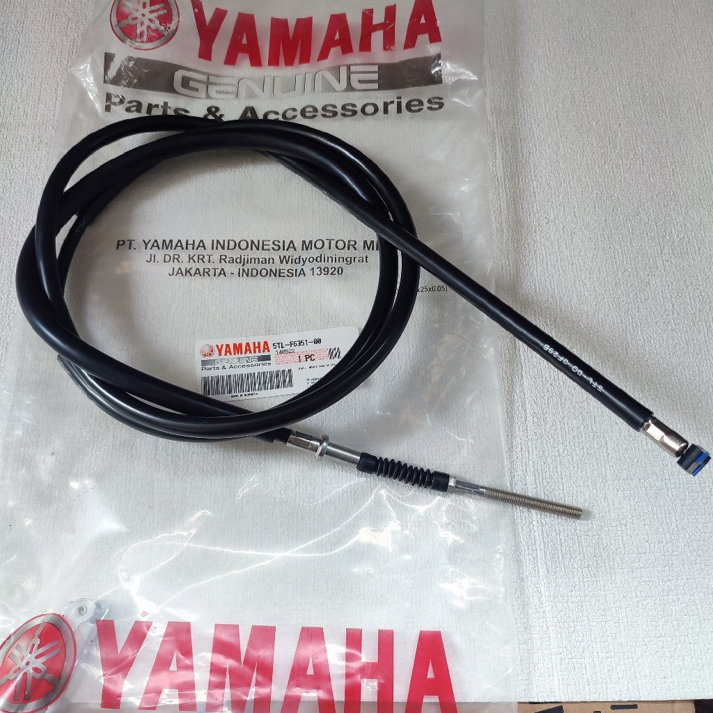 TALI KABEL REM BELAKANG MIO SPORTY ATAU SMILE ORIGINAL ORI YAMAHA 5TL