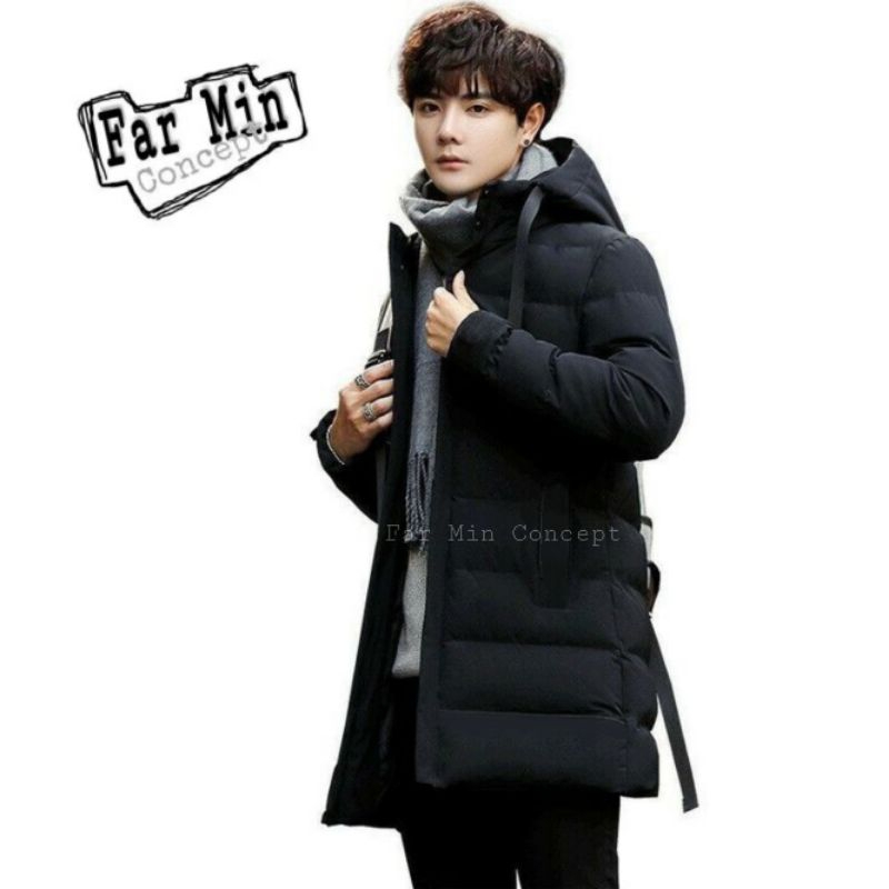 Jubah Tebal Musim Dingin.Jaket Winter Panjang.Jubah Pria.Mantel Gelembung.Jaket Jubah Winter.Jaket P