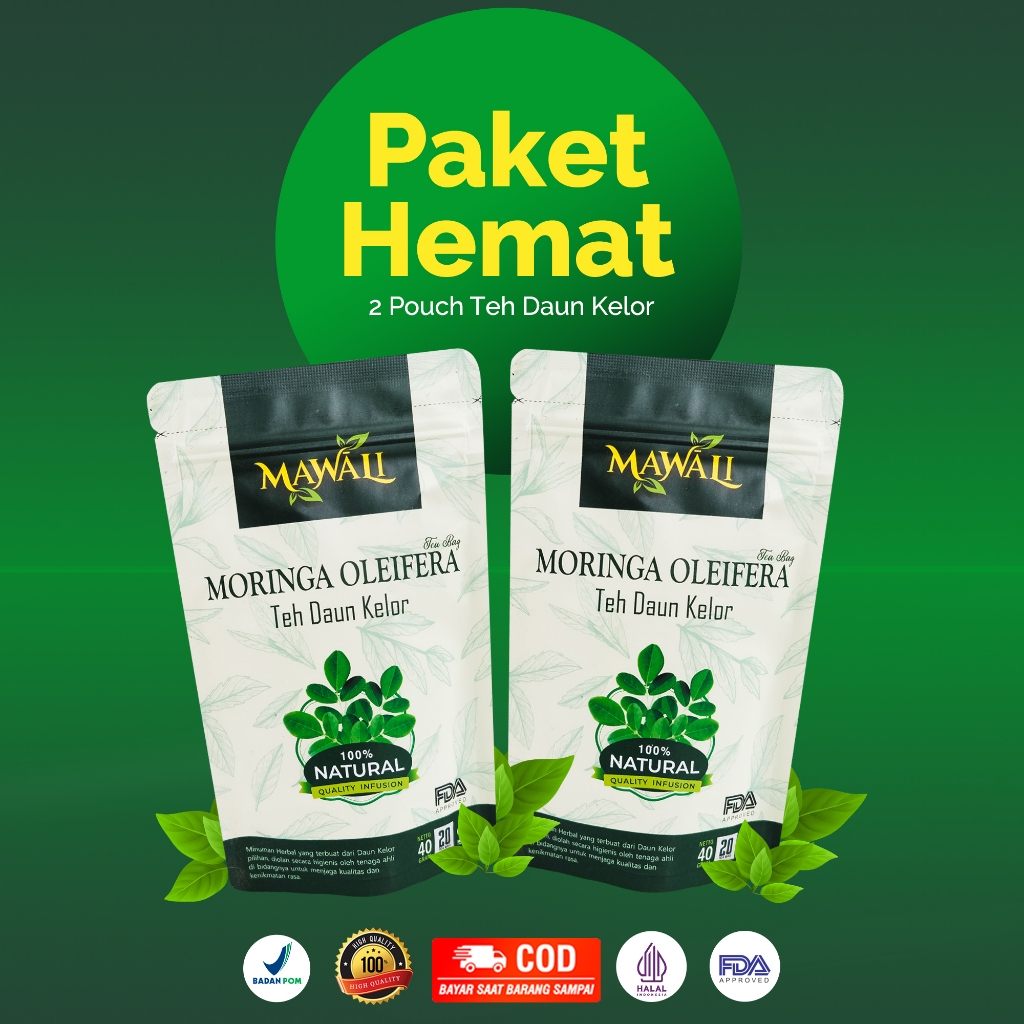 

Teh Daun Kelor Herbal 2 Pouch