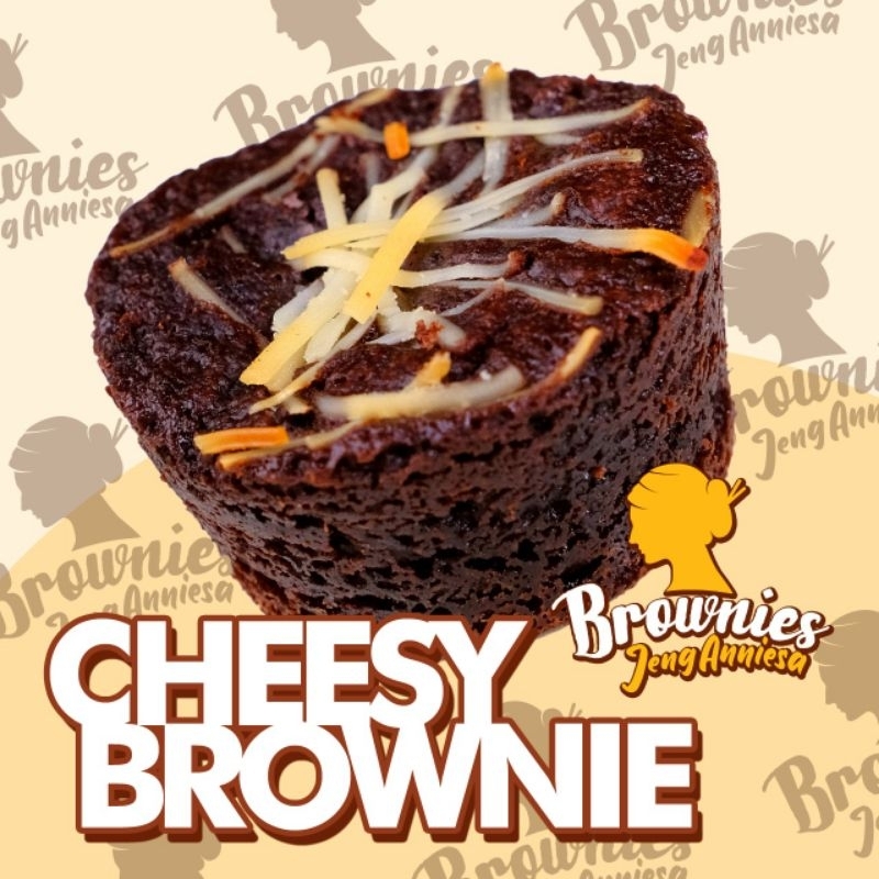 

Brownies panggang mini [ PREMIUM ] - Dengan toping keju