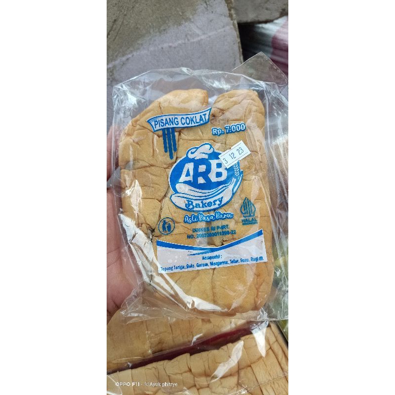 

roti ARB pisang coklat