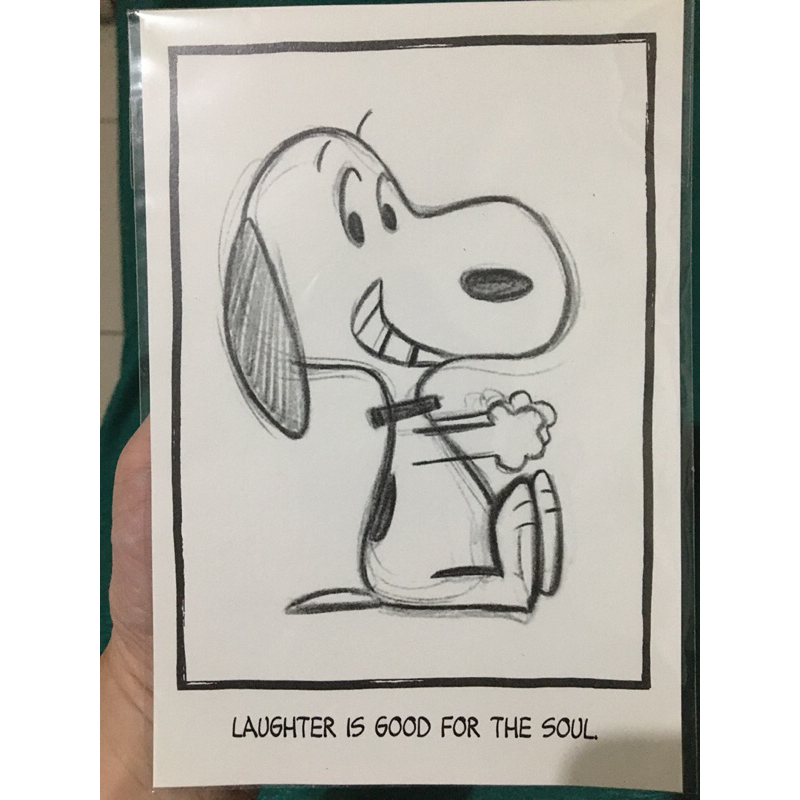 

Snoopy Postcard ORIGINAL KOREA SNOOPY GARDEN