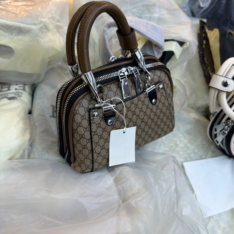 tas alma setengah lingkaran 2 resleting mini