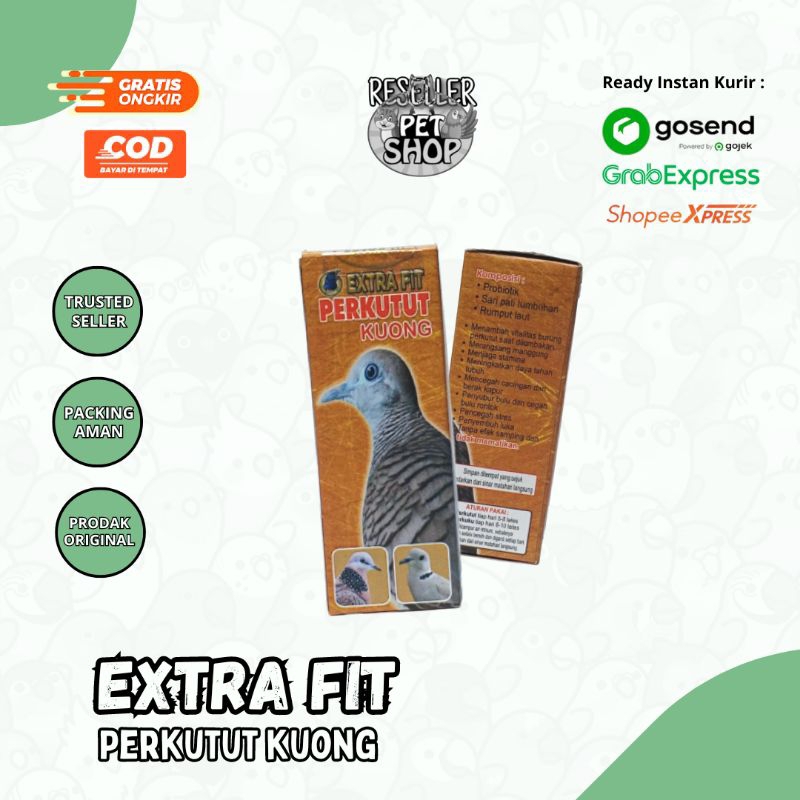 EXTRA VIT PERKUTUT KUONG 25ml VITAMIN EXTRAVIT VITAMIN BOOSTER BURUNG KUTUT PERKUTUT