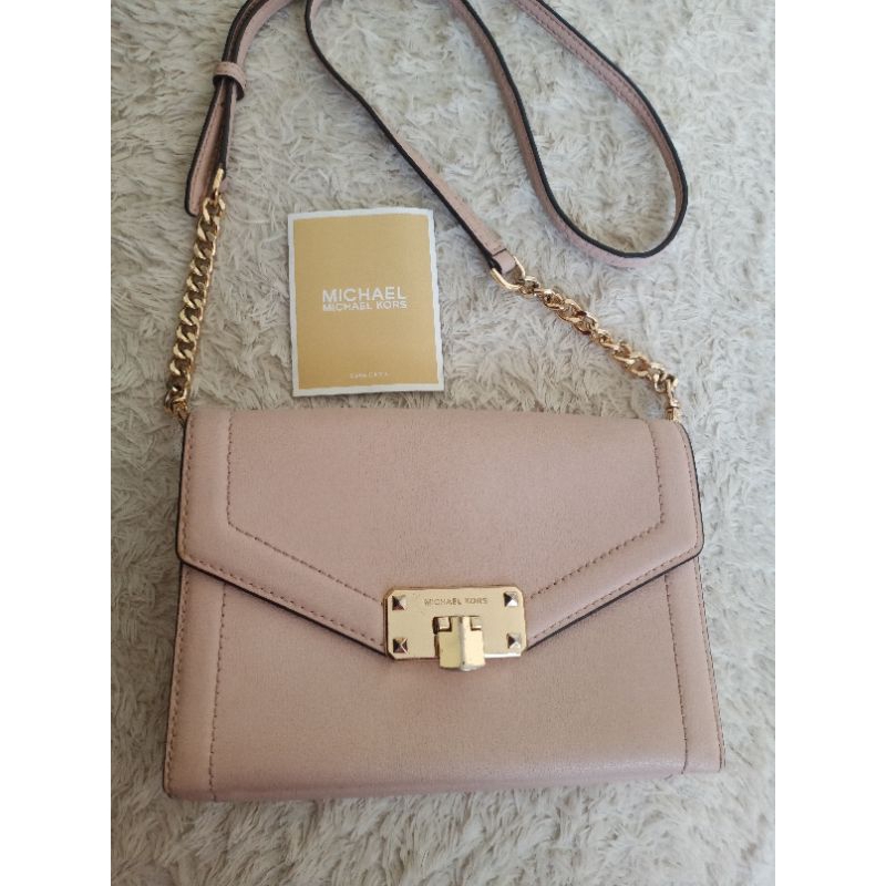 pl preloved mk kinsley medium woc michael kors