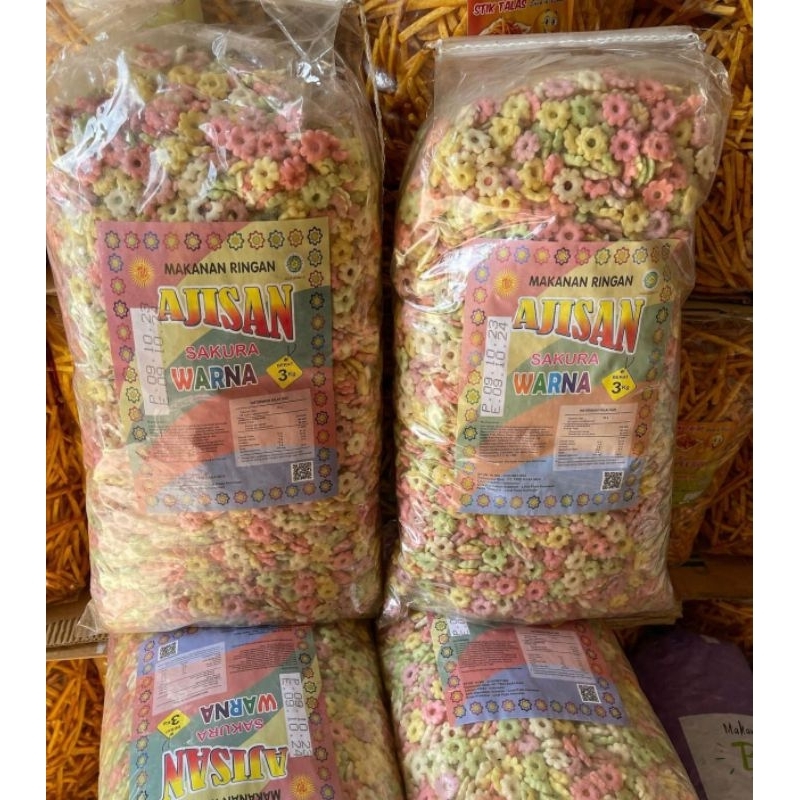 AJISAN SAKURA 250gr / JAJAN LEBARAN / JAJAN IDUL FITRI / JAJAN KILOAN / JAJAN JADUL / SNACK LEBARAN 